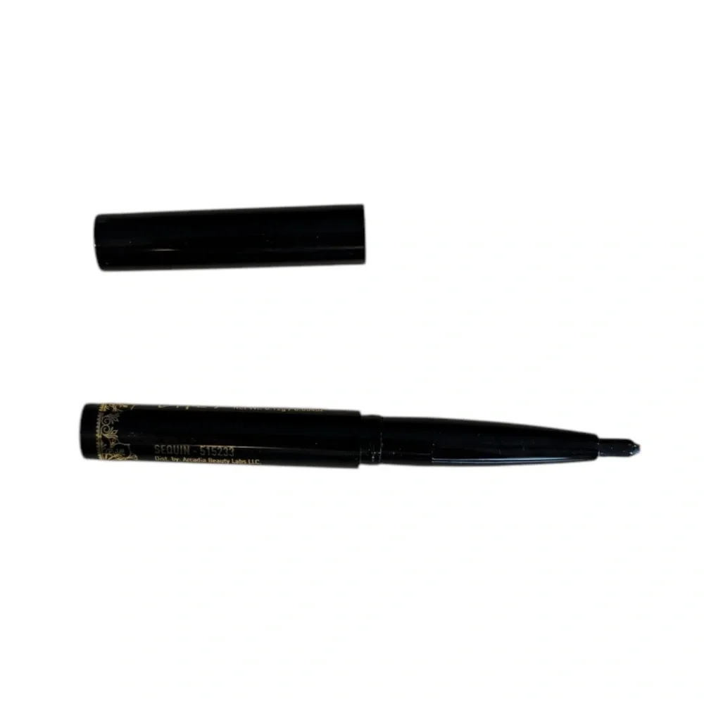 (2) Bitzy Mechanical Eye Pencil Eyeliner Glitter Crayon Sequin /Black Travel